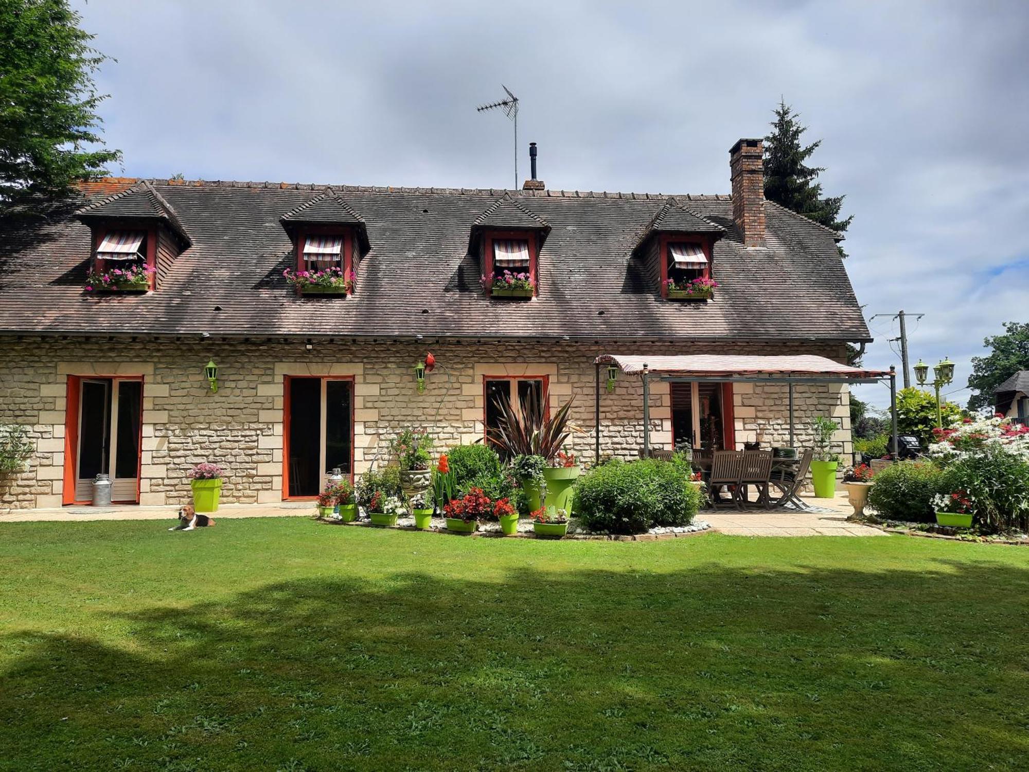 Bed and Breakfast Chambre D Hote Les Bosquets Cauge Exterior foto